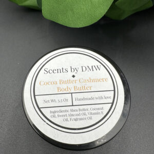 Scents By DMW: Cocoa Butter Cashmere Scented Body Butter 3.5oz