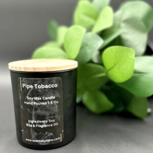 Scents By DMW - Pipe Tobacco Scented Soy Wax Candle