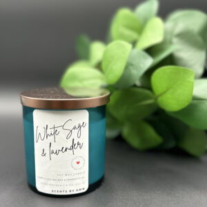 Scents By DMW - White Sage & Lavender Scented Soy Wax Candle
