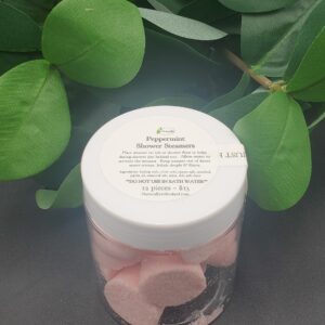 Naturally Refreshed: Peppermint Scented Shower Steamers