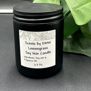 Scents By DMW - Lemongrass Scented Soy Wax Candle