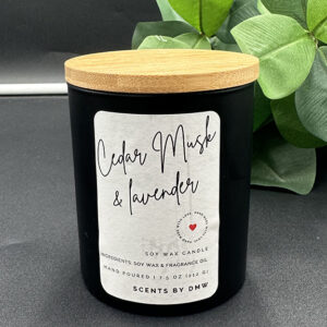 Scents By DMW - Cocoa Butter Cashmere, Soy Wax Candle 7.5oz (1)