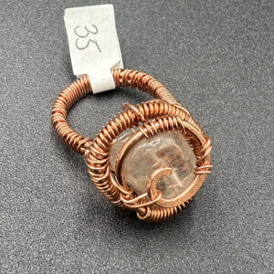 TwistedRoseMetal -Clear Quartz Ring