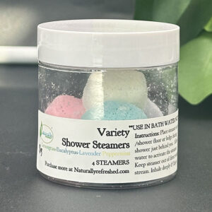 Naturally Refreshed: 4 piece Shower Steamers - Variety