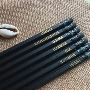 Nguzo Saba Kwanzaa Principles Pencil Set