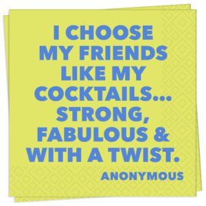 Friends Like Cocktails Cocktail Napkin