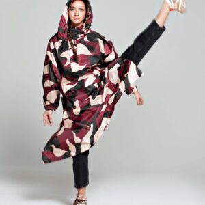 Malika Favre 'Animo Bordeaux' - Rain Poncho