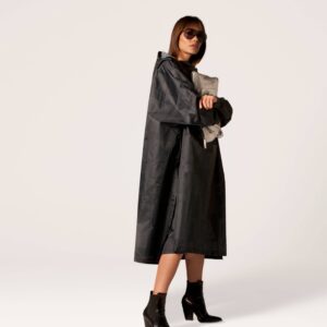 Back to Black Art Camo - Rain Poncho