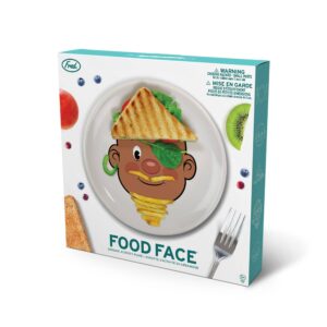 Food Face - Dinner Plate Brn