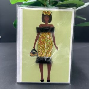 I Am Kudzai - Fashion Greeting Card - Blank Inside